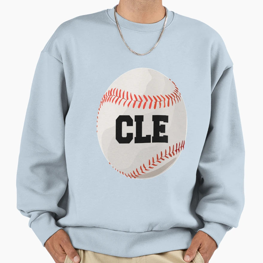 Cleveland Ohio Baseball Heart Cle T-Shirt - Minimalist Print Men Women - T-Shirt, Sweatshirt, Hoodie