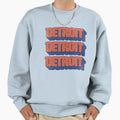Old School Detroit Sweatshirt - Trendy Graphic for Adults - T-Shirt, Sweatshirt, Hoodie