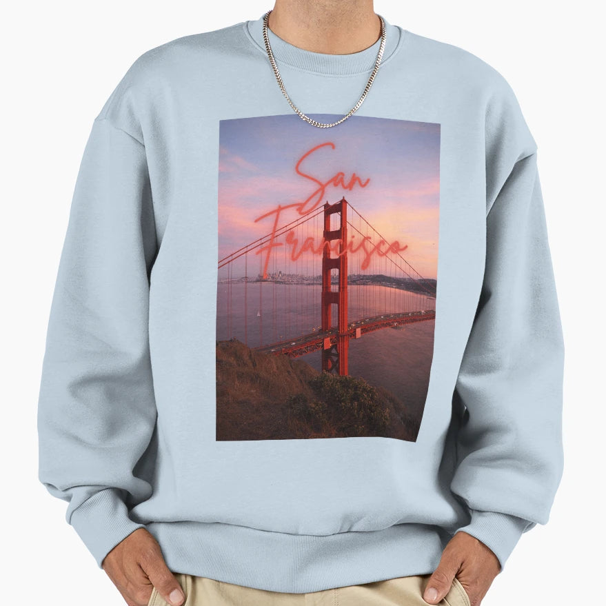 San Francisco Sweatshirt - Casual Everyday Wear Men Women - T-Shirt, Sweatshirt, Hoodie