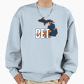 Detroit And Mitten Sweatshirt - Casual Everyday Wear Unisex - T-Shirt, Sweatshirt, Hoodie