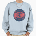 Boston Baseball Ball Stitching Sweatshirt - Minimalist Print Men Women - T-Shirt, Sweatshirt, Hoodie