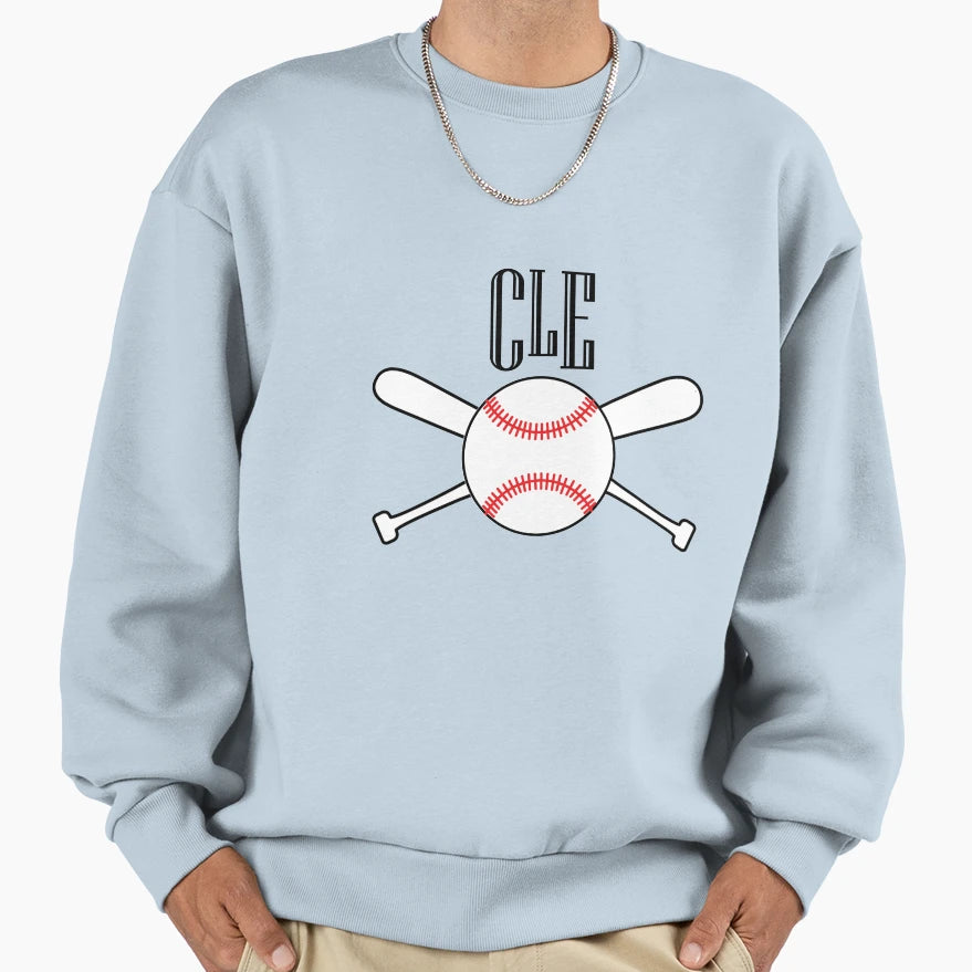 Cle Cleveland Baseball Gift Sweatshirt - Graphic Print Men Women - T-Shirt, Sweatshirt, Hoodie