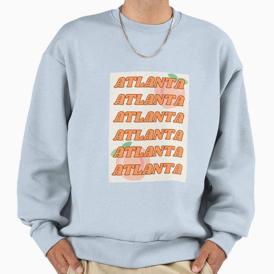 Atlanta Peaches Sweatshirt - Fun Novelty Design Unisex - T-Shirt, Sweatshirt, Hoodie