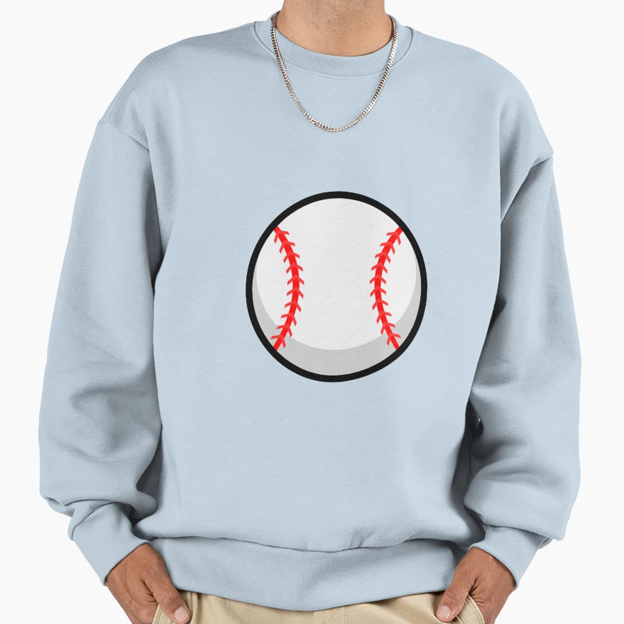 Baseball Sweatshirt - Casual Everyday Wear Men Women - T-Shirt, Sweatshirt, Hoodie