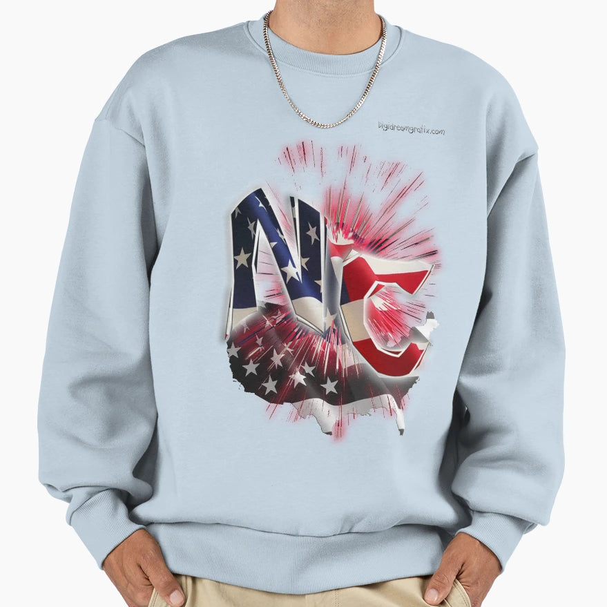 North Carolina Sweatshirt - Minimalist Print Men Women - T-Shirt, Sweatshirt, Hoodie