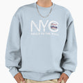 Nyc Baseball Sweatshirt - Minimalist Print for Adults - T-Shirt, Sweatshirt, Hoodie