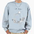 St Louis Skyline Sweatshirt - Graphic Print Men Women - T-Shirt, Sweatshirt, Hoodie