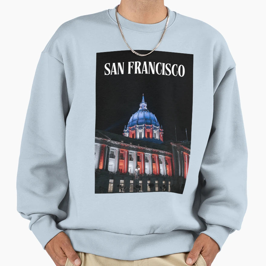 San Francisco Sweatshirt - Minimalist Print Unisex - T-Shirt, Sweatshirt, Hoodie