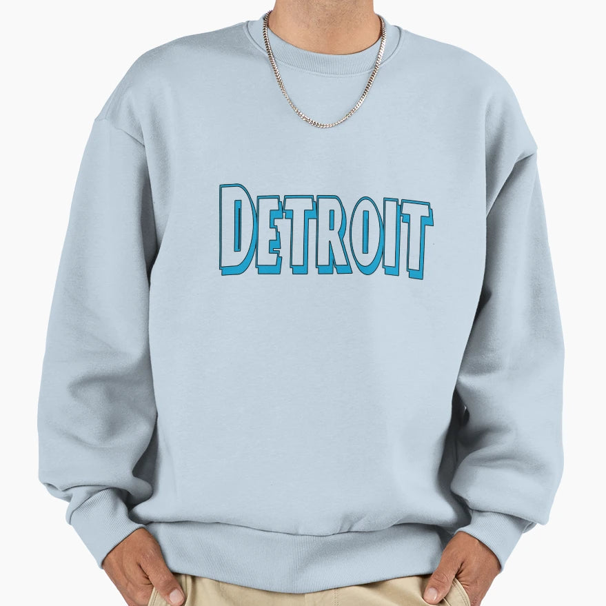 Detroit Sweatshirt - Aesthetic Graphic Unisex - T-Shirt, Sweatshirt, Hoodie