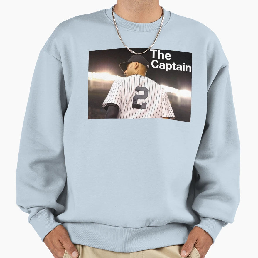 Captain Derek Jeter Nyy Sweatshirt - Trendy Graphic Unisex - T-Shirt, Sweatshirt, Hoodie