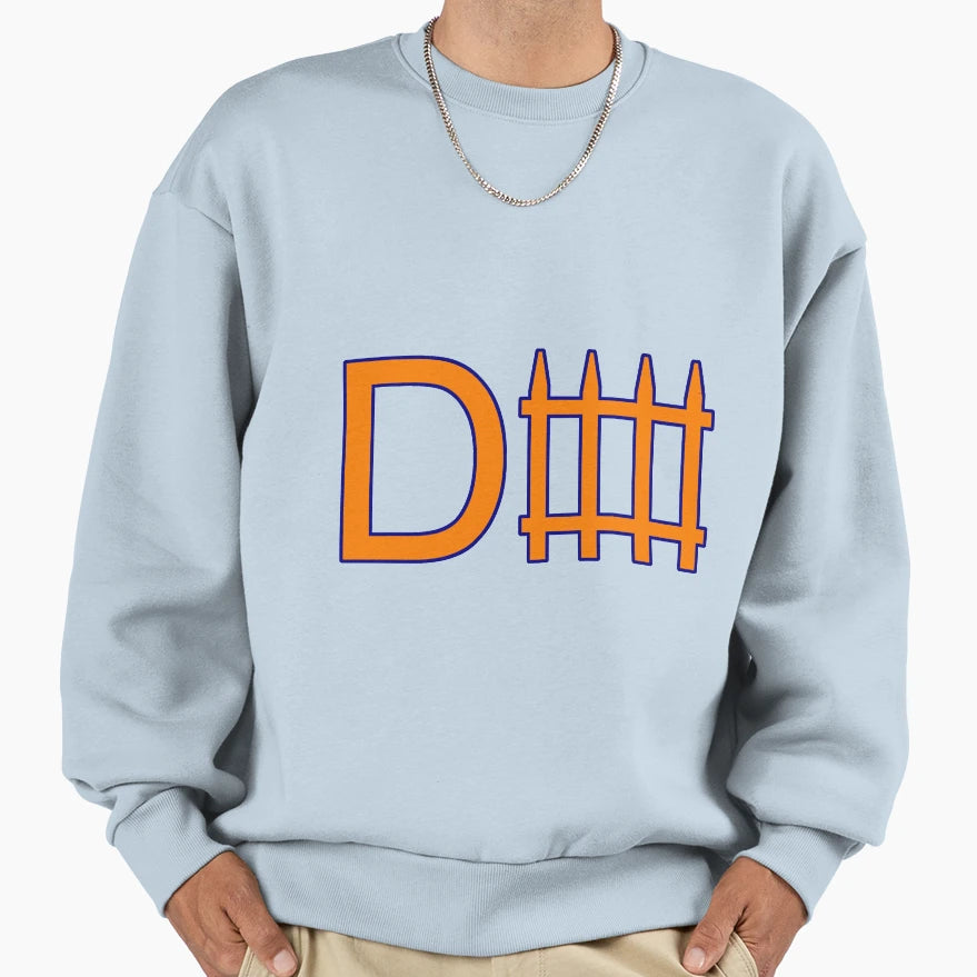 Denver D Fence Orange Sweatshirt - Unique Graphic Unisex - T-Shirt, Sweatshirt, Hoodie