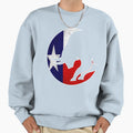 Texass Bull Flag Sweatshirt - Casual Everyday Wear for Adults - T-Shirt, Sweatshirt, Hoodie