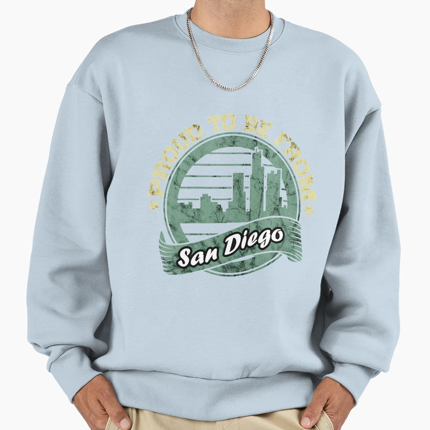 San Diego Skyline City Home Sweatshirt - Streetwear Style Men Women - T-Shirt, Sweatshirt, Hoodie