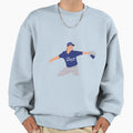 Baseball Player Action Sweatshirt - Trendy Graphic for Adults - T-Shirt, Sweatshirt, Hoodie