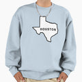 H Is Houston Sweatshirt - Unique Graphic for Adults - T-Shirt, Sweatshirt, Hoodie
