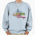 Chicago Illinois Beautiful Places Sweatshirt - Trendy Graphic Men Women - T-Shirt, Sweatshirt, Hoodie
