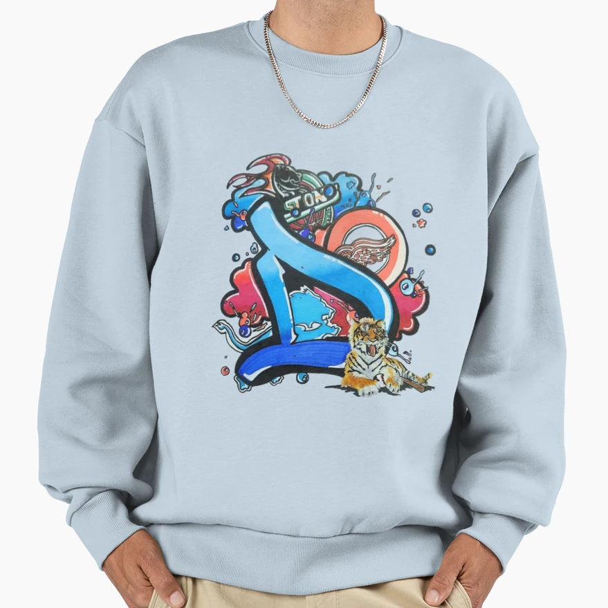 Detroit Athletics Sweatshirt - Unique Graphic for Adults - T-Shirt, Sweatshirt, Hoodie