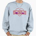 Luv Ya Houston Skyline Sweatshirt - Aesthetic Graphic for Adults - T-Shirt, Sweatshirt, Hoodie