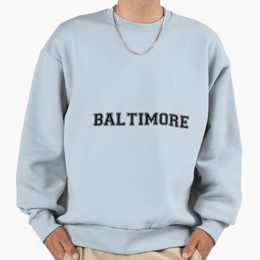 Baltimore City Sweatshirt - Aesthetic Graphic Unisex - T-Shirt, Sweatshirt, Hoodie