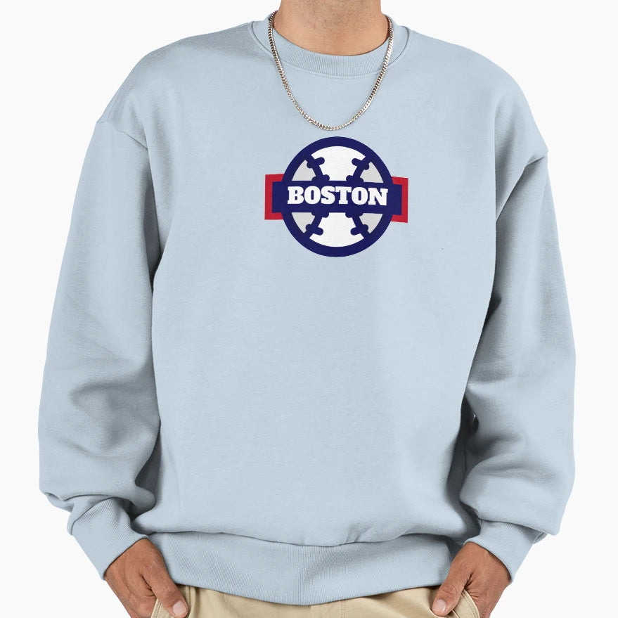 Boston Sweatshirt - Fun Novelty Design Men Women - T-Shirt, Sweatshirt, Hoodie