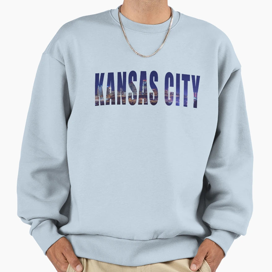 Kansas City Missouri Sweatshirt - Custom Art Print for Adults - T-Shirt, Sweatshirt, Hoodie