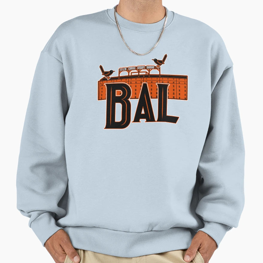 Baltimore Warehouse Sweatshirt - Trendy Graphic Men Women - T-Shirt, Sweatshirt, Hoodie