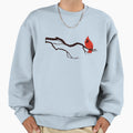 Cardinal Sweatshirt - Minimalist Print for Adults - T-Shirt, Sweatshirt, Hoodie