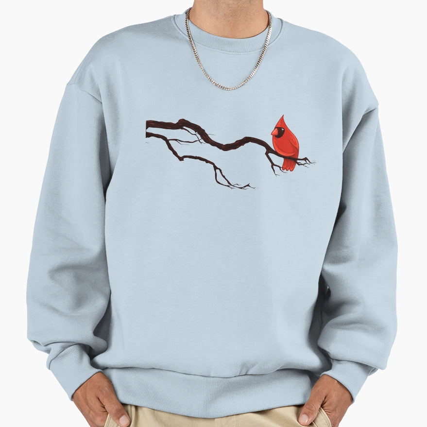 Cardinal Sweatshirt - Minimalist Print for Adults - T-Shirt, Sweatshirt, Hoodie