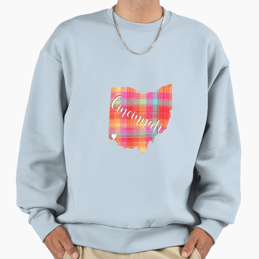 Cincinnati Sweatshirt - Custom Art Print Unisex - T-Shirt, Sweatshirt, Hoodie