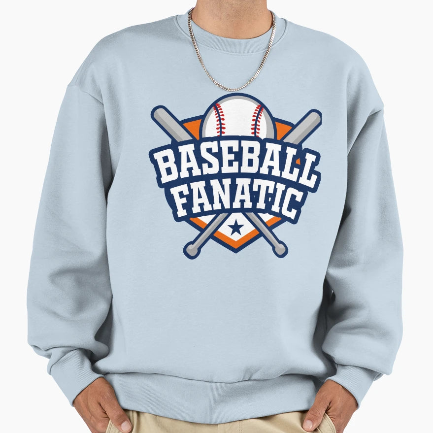 Baseball Fanatic Gift Matching Sweatshirt - Graphic Print for Adults - T-Shirt, Sweatshirt, Hoodie