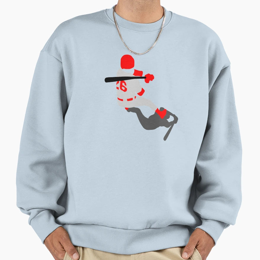 Baseball Player Sweatshirt - Novelty Apparel for Adults - T-Shirt, Sweatshirt, Hoodie