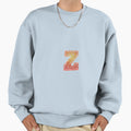 Alphabets Doodle College Jersey Sweatshirt - Aesthetic Graphic for Adults - T-Shirt, Sweatshirt, Hoodie