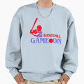 Baseball Club Game Sweatshirt - Graphic Print Men Women - T-Shirt, Sweatshirt, Hoodie