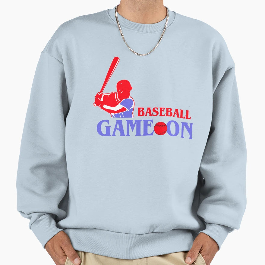 Baseball Club Game Sweatshirt - Graphic Print Men Women - T-Shirt, Sweatshirt, Hoodie