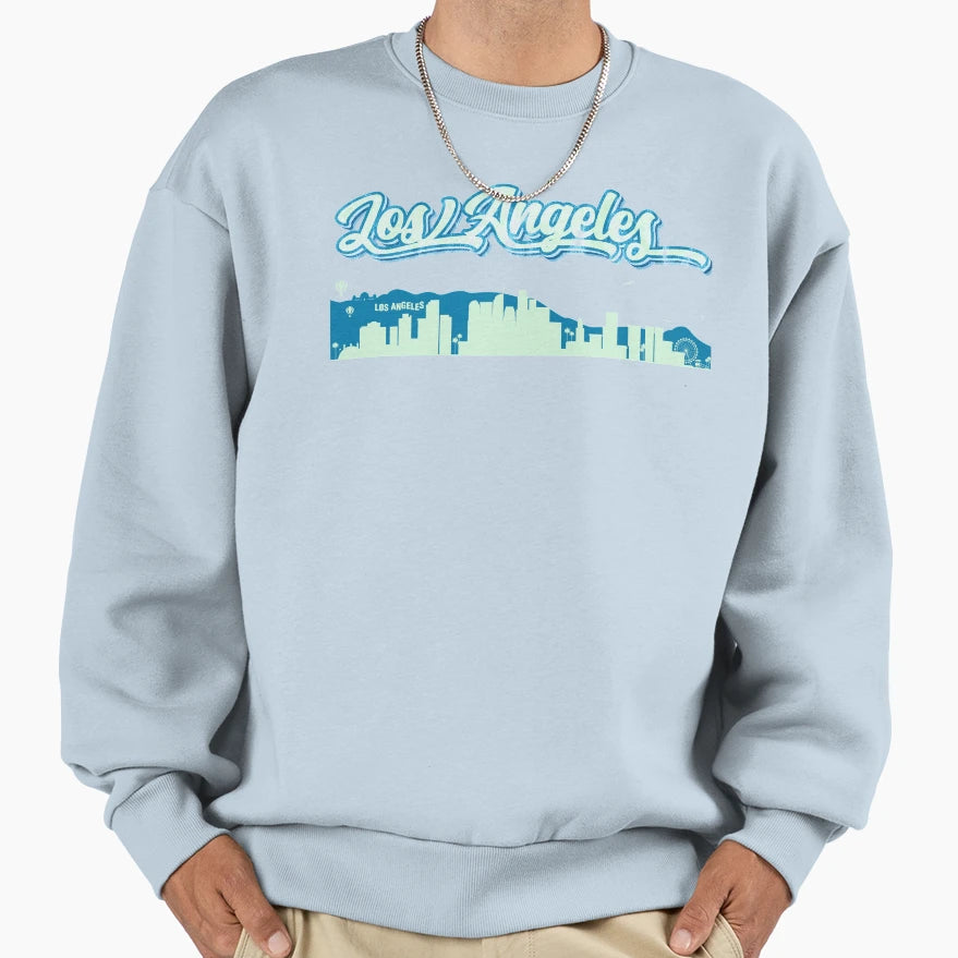 Washed And Worn Texture Los Sweatshirt - Custom Art Print Men Women - T-Shirt, Sweatshirt, Hoodie