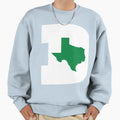 D Texas White Green Sweatshirt - Fun Novelty Design Men Women - T-Shirt, Sweatshirt, Hoodie