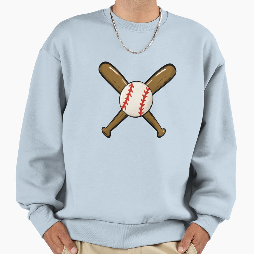 Baseball Sweatshirt - Novelty Apparel Men Women - T-Shirt, Sweatshirt, Hoodie