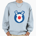 Rudolph Mod Target Card Sweatshirt - Custom Art Print for Adults - T-Shirt, Sweatshirt, Hoodie