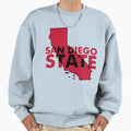 San Diego State Sweatshirt - Graphic Print for Adults - T-Shirt, Sweatshirt, Hoodie