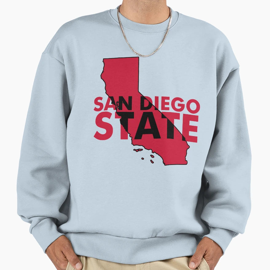 San Diego State Sweatshirt - Graphic Print for Adults - T-Shirt, Sweatshirt, Hoodie