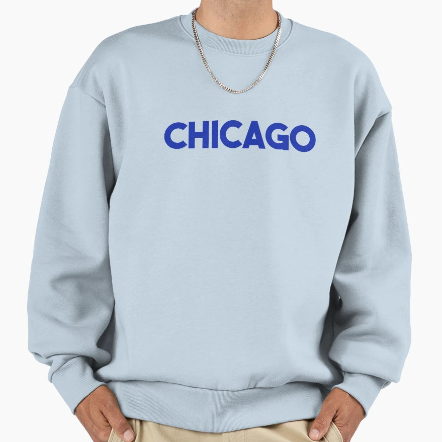 Chicago Sweatshirt - Aesthetic Graphic Men Women - T-Shirt, Sweatshirt, Hoodie