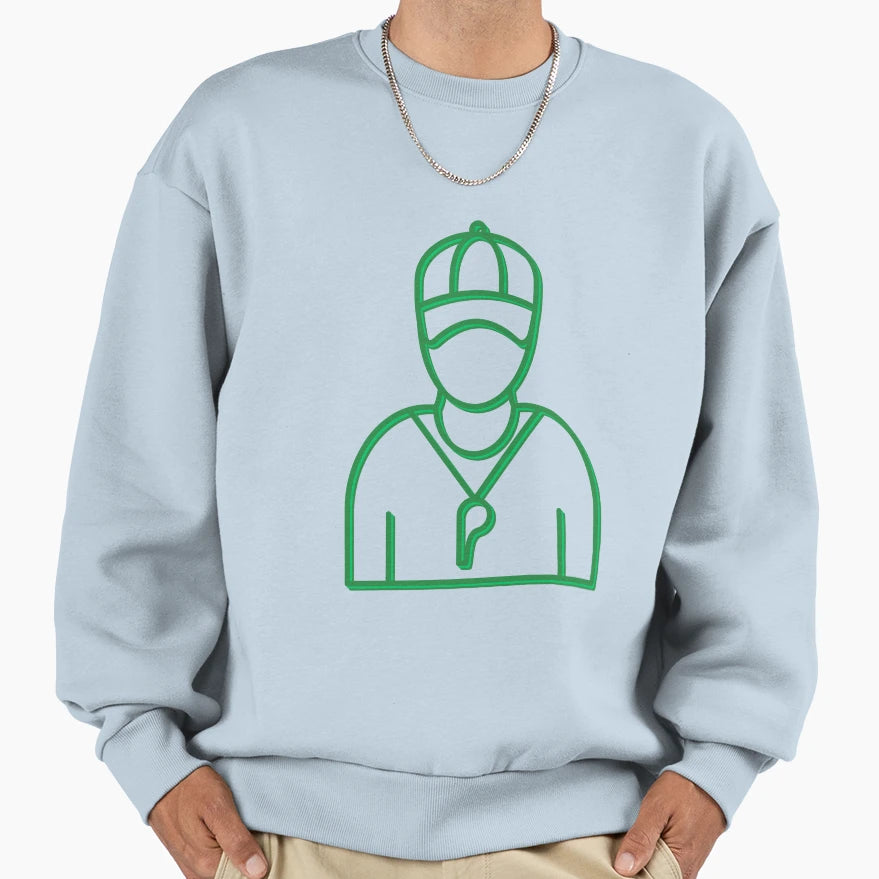Minimalist Coach Game Plan Genius Sweatshirt - Minimalist Print for Adults - T-Shirt, Sweatshirt, Hoodie