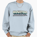 Houston Texas Stripes Sweatshirt - Unique Graphic Men Women - T-Shirt, Sweatshirt, Hoodie