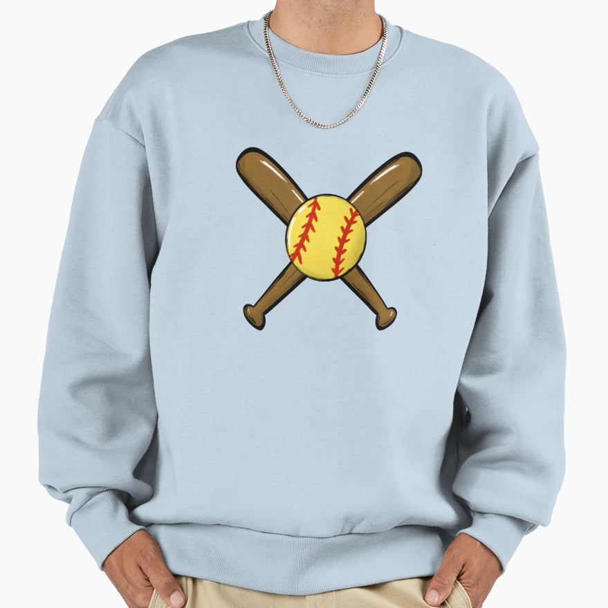 Softball Sweatshirt - Streetwear Style Unisex - T-Shirt, Sweatshirt, Hoodie