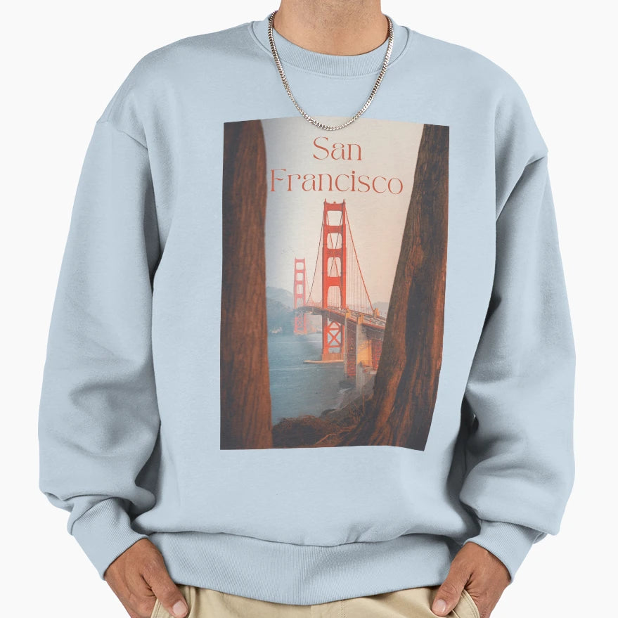 San Francisco Sweatshirt - Fun Novelty Design Unisex - T-Shirt, Sweatshirt, Hoodie