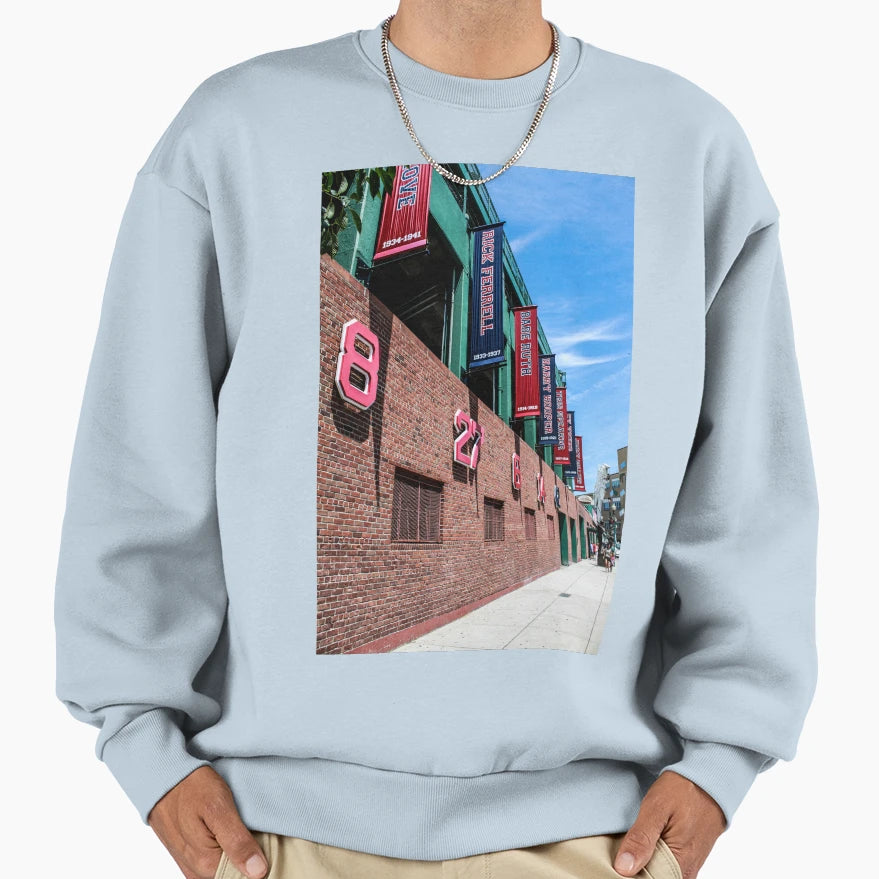 Retired Numbers Old Ball Park Boston Sweatshirt - Fun Novelty Design Unisex - T-Shirt, Sweatshirt, Hoodie