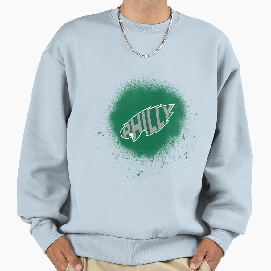 Philly Drip Sweatshirt - Minimalist Print for Adults - T-Shirt, Sweatshirt, Hoodie