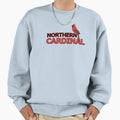 Jz Birds Cardinal Bird Animal Sweatshirt - Minimalist Print for Adults - T-Shirt, Sweatshirt, Hoodie