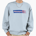 Philadelphia Race Stripe Sweatshirt - Unique Graphic Men Women - T-Shirt, Sweatshirt, Hoodie