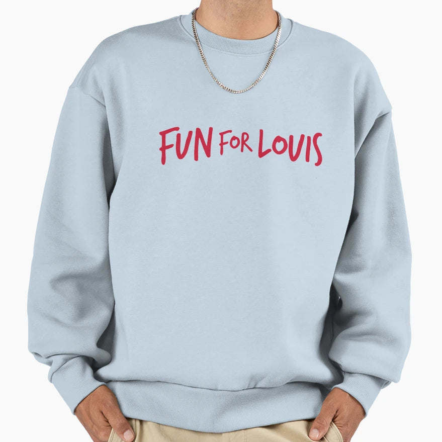 Fun Louis Red Sweatshirt - Custom Art Print for Adults - T-Shirt, Sweatshirt, Hoodie